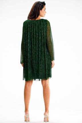 Letnia Sukienka Zielony | MUST HAVE Stylowy Sukienka Zielony r.L/XL Trend - zdjęcie 4