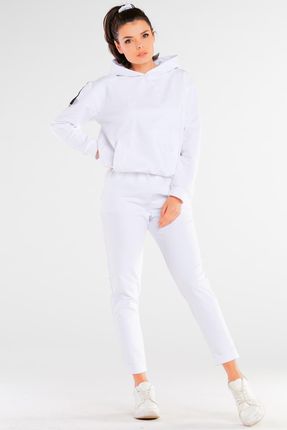 Modna Bluza Biały | TREND Nowa Bluza Biały r.L/XL Wygodna - zdjęcie 5
