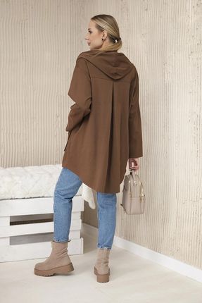 Bluza z kapturem Punto Milano Winter brązowa - zdjęcie 2