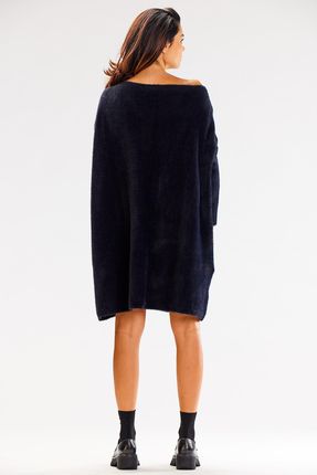 Awama Nowoczesny Sweter Czarny One Size - zdjęcie 2