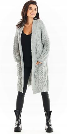 Awama Uniwersalny Sweter Szary - zdjęcie 6