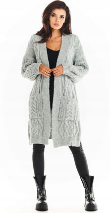 Awama Uniwersalny Sweter Szary - zdjęcie 2
