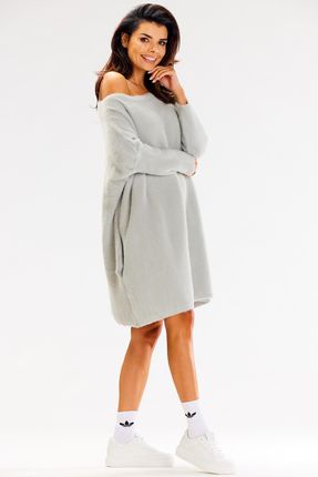 Awama Sweter Szary Casualowy Uniwersalny - zdjęcie 2