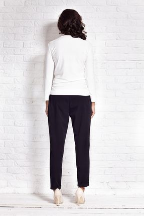 Awama Sweter Ecru S - zdjęcie 4