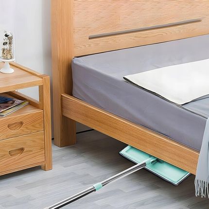 Maxsell Mop Płaski Z Wyciskaczem + Wiadro Dwukomorowe + 2 Wkłady Mikrofibra - zdjęcie 6