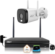 Zdjęcie Dahua Zestaw Monitoringu Ip Kamera Wi-Fi 5Mpx Aktywne Odtraszanie Led Ir Do 30M (Z55950B1) - Radoszyce