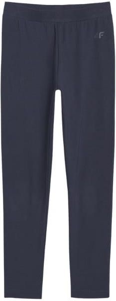 Zdjęcie Dziecięce legginsy 4F dziewczęce dzianinowe sportowe TTIGF178-31S (XL) - Wiązów