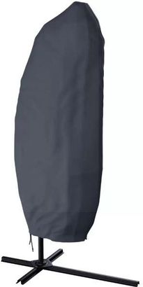 Steelfence Parasol Ogrodowy Duży Składany 350Cm Z Wysięgnikiem Antracyt Pokrowiec 1828245824 - zdjęcie 4