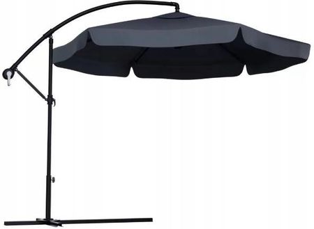 Steelfence Parasol Ogrodowy Duży Składany 350Cm Z Wysięgnikiem Antracyt Pokrowiec 1828245824 - zdjęcie 2