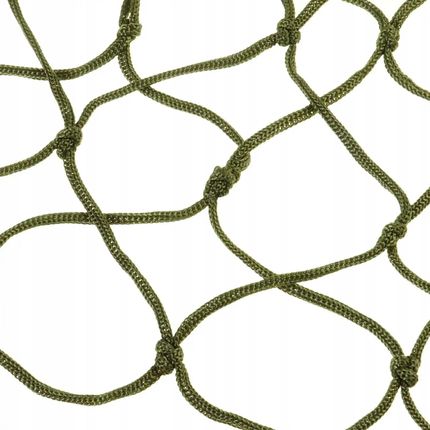Hamak Ogrodowy Sznurkowy Siatka Nylon Zielony 220X100 Duży 1828234201 - zdjęcie 2