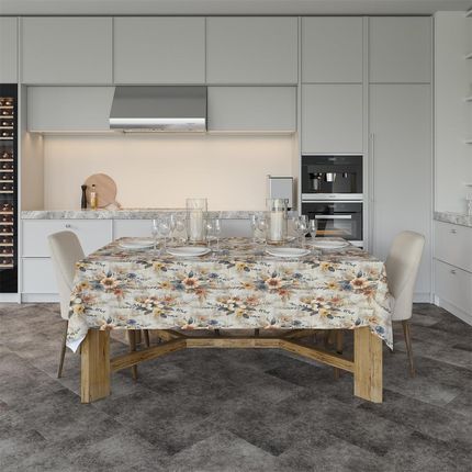 Homeview Obrus Plamoodporny 140X200 Gładki Wiosenny Wzór Kwiaty Kolory (HOBF390140X200) - zdjęcie 5
