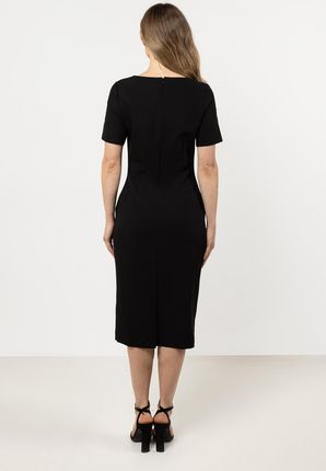 Modna Sukienka Czarny | PREMIUM JAKOŚĆ Praktyczna Sukienka Czarny r.XL Wygo - zdjęcie 3