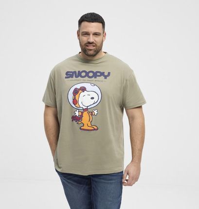 T-shirt Snoopy NORTH LATITUDE oliwkowy - zdjęcie 2