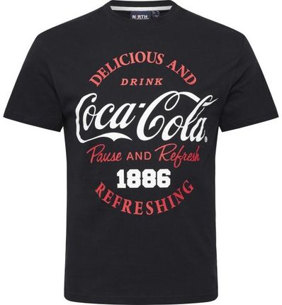 T-shirt z nadrukiem Coca Cola NORTH LATITUDE czarny - zdjęcie 2