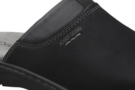 Klapki JOSEF SEIBEL 57908 10 100 Schwarz Marlon 08 Czarne - zdjęcie 2