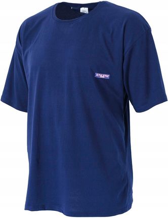 Podkoszulka męska t-shirt 6XL granatowa bawełna 100% Size plus Casualowa - zdjęcie 2