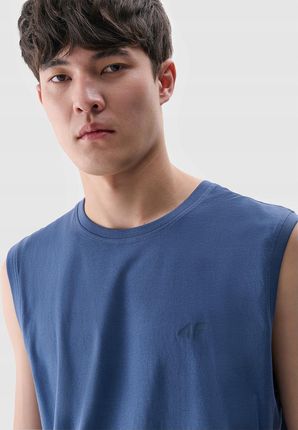 T-shirt 4F Koszulka Męska Bez Rękawów Top Tank L TSLEM125 SS25 - zdjęcie 4