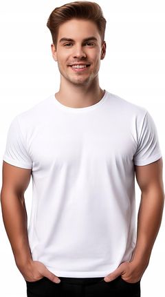 Koszulka męska T-shirt 100% bawełna oryginał Malfini Classic New biała XXL - zdjęcie 4