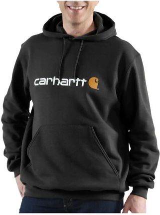 Bluza z kapturem męska Carhartt Signature Logo Sweatshirt - zdjęcie 2