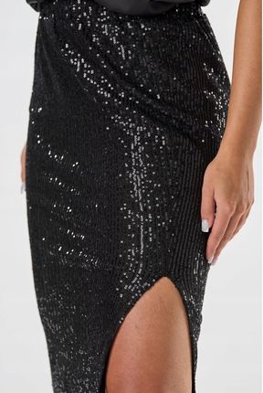 Nowoczesna Spódnica Czarny | MUST HAVE Stylowy Spódnica Czarny r.M Trend - zdjęcie 3