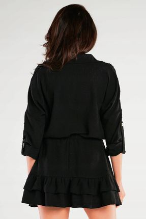 Nowa Spódnica Czarny | TREND Uniwersalna Spódnica Czarny r.L/XL Wygodna - zdjęcie 4