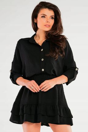 Nowa Spódnica Czarny | TREND Uniwersalna Spódnica Czarny r.L/XL Wygodna - zdjęcie 2