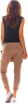 Uniwersalne Spodnie | BESTSELLER Stylowy Spodnie r.S/M Trend - zdjęcie 3