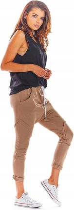 Uniwersalne Spodnie | BESTSELLER Stylowy Spodnie r.S/M Trend - zdjęcie 4