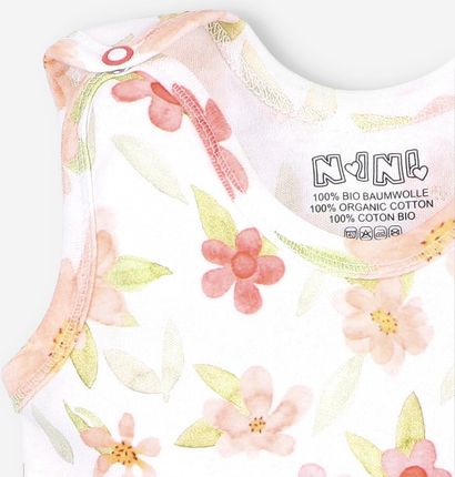 Śpiochy niemowlęce MAGIC GARDEN z bawełny organicznej dla dziewczynki - zdjęcie 3