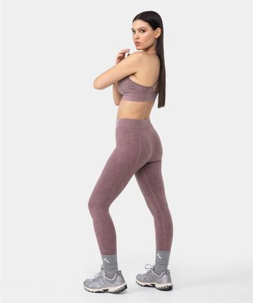 Legginsy Carpatree Marble Story bezszwowe różowe - zdjęcie 2