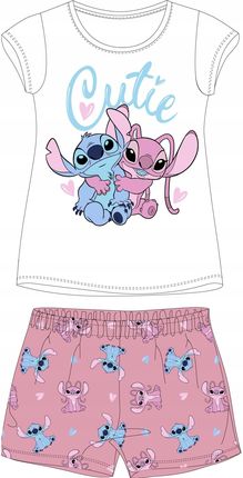 Piżama Lilo I Stich Dziewczęca Dziecięca Koszulka Spodenki Komplet Stitch - zdjęcie 2