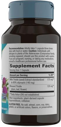 Nature'S Way Milk Thistle 60 kaps. - zdjęcie 3