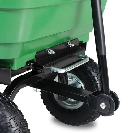 Gardebruk Wózek Plażowy Transportowy Zielony 103,5X51X92,5Cm - zdjęcie 2