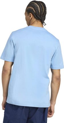 Koszulka męska adidas TREFOIL ESSENTIALS niebieska JV5939 - zdjęcie 3