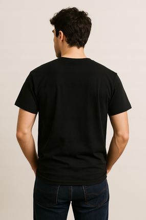 T-shirt Męski koszulka męska czarna Gildan przewiewna 100% Bawełna r. XL - zdjęcie 5