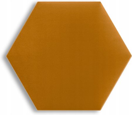 PANELE ŚCIENNE TAPICEROWANE 40X35 35X40 H20 WELUR ŻÓŁTY HEKSAGON WEZGŁOWIE - zdjęcie 2