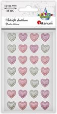 Zdjęcie Titanum Naklejki Plastikowe Serca 14X14Mm 28szt. Mix (1830297818) - Kostrzyn