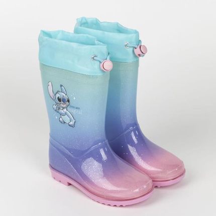 Cerda Stitch kalosze dziecięce brokatowe na deszcz dla dziewczynki - zdjęcie 4