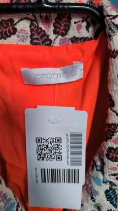 Promod Lekka Kurtka Damska Wygodna Zapinana Kolorowa Rozmiar 38 - zdjęcie 3