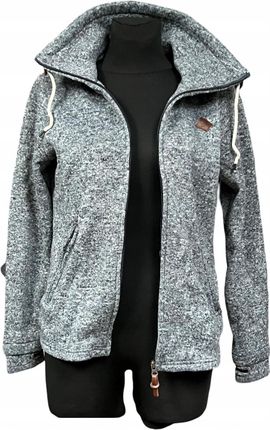 Soyaconcept Bluza Rozpinana Damska Bez Kaptura z Kołnierzem Szara L - zdjęcie 6