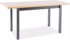 Zdjęcie Signal Meble Stół Rozkładany Adam (90-125)x65 Dąb Artisan/Czarny Mat (ADAMDAC90125) - Lędziny