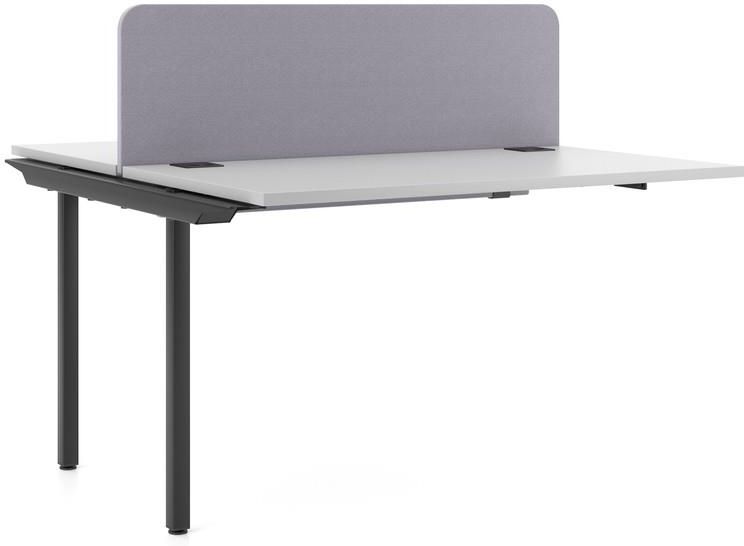 Zdjęcie Nowy Styl Moduł Dodatkowy Do Stanowiska Workbench Bspace 2U I-Leg Rc Pn (2X 160X80, 2-Osobowy Z Panelem) - Przeworsk