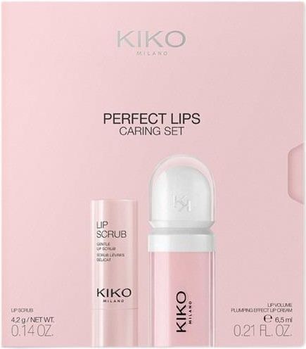Zdjęcie Kiko Milano Perfect Lips Caring Set zestaw pielęgnacyjny: peeling do ust 4,2 g + krem pielęgnacyjny do ust 6,5ml - Nowe Skalmierzyce