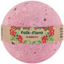 Zdjęcie Folk & Flora Cranberry Kula Do Kąpieli 130g - Kęty