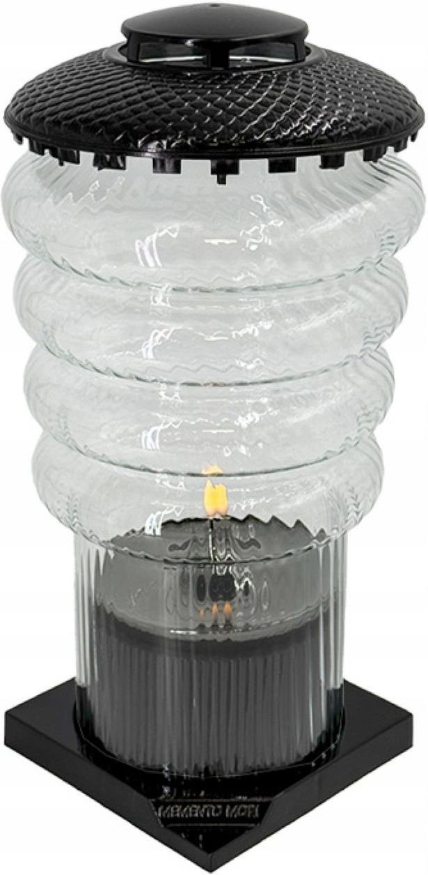 Zdjęcie Santa Marozza Znicz Znicze Lampion Led Tokio Czarny H:34cm Więcej Niż 75H - Nowogard