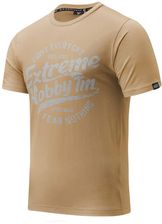 Zdjęcie Extreme Hobby T-Shirt Męski Wheel Beżowe - Miechów