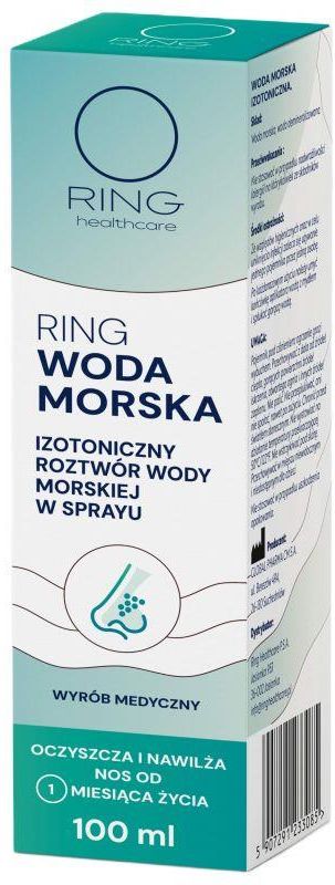 Zdjęcie Ring Healthcare Woda Morska Izotoniczna 100ml - Grybów