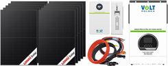 Zdjęcie Off-gridowy zestaw solarny 5200W: 10 x panele 425W + magazyny energii 200Ah + przewody do połączenia + zasilacz awaryjny Sinus PRO ULTRA-HV 11000 48V - Wodzisław Śląski
