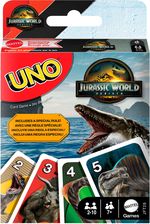 Mattel Uno Jurassic World 4 JFT28