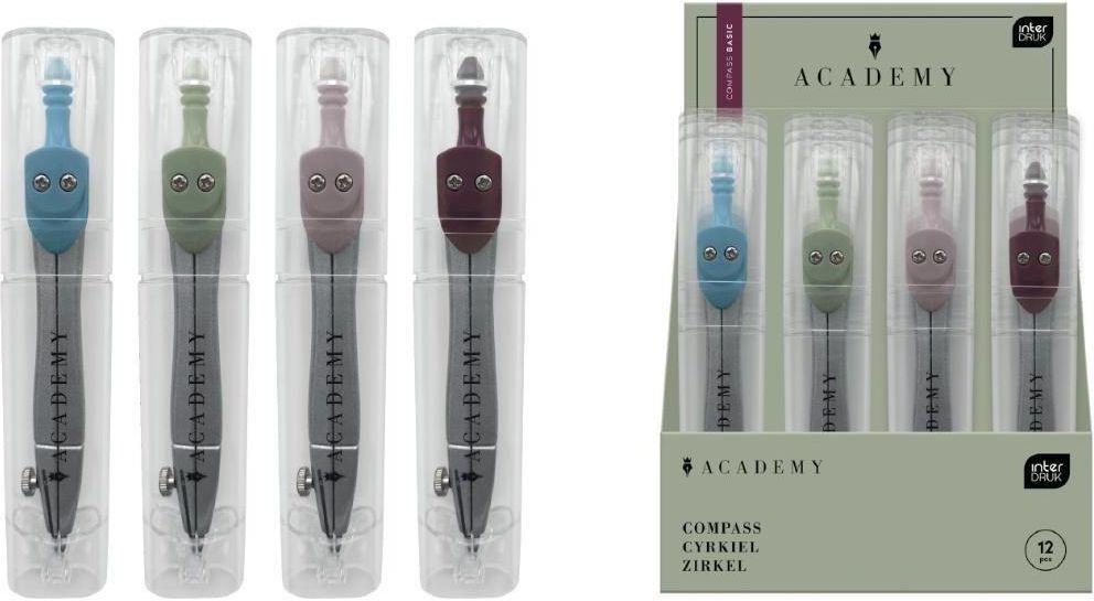 Zdjęcie Cyrkiel W Etui Basic Academy 12Szt. - Zagórz